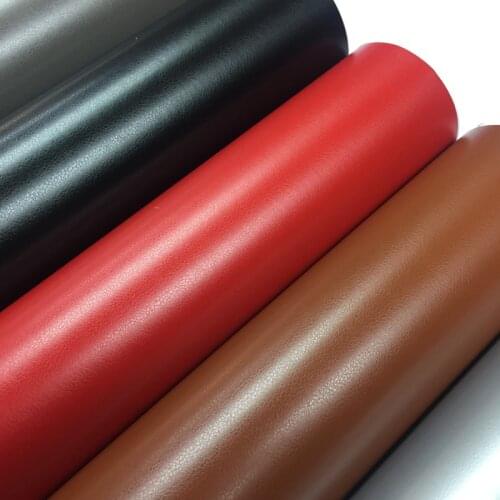 Black red Leather Grain Texture Vinyl Car Wrap Sticker Decal Film Sheet Adhesive Sticker Interior Car Styling Covering Wrapping