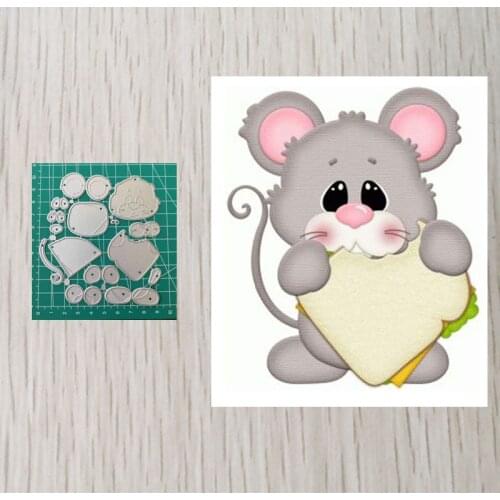 Animal Mouse Metal Cutting Dies Scrapbook Embossing Die Stencils Album Decor Card Paper Craft