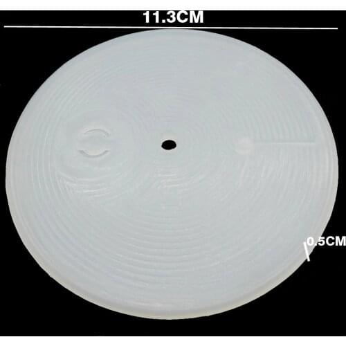 11.3cm Slicone Sausage Meat Fillers Pad Nozzle for Sausage Meat Stuffer Sausage Filler Machines Funnel Lid Meat Tool