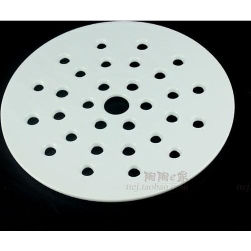 21cm ceramic steam large scale steaming pad Steaming rack Steamed bread steamed Steamed tray steamed vegetable rack