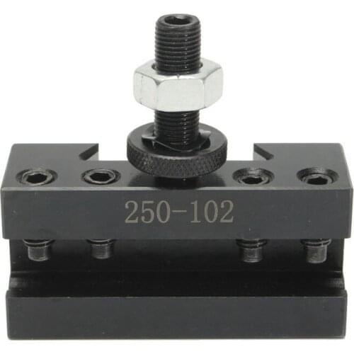 6-12 Inch 2 AXA Boring Turning Quick Change Tool Post Facing Holder 250-102 for CNC Lathe Tool Kit