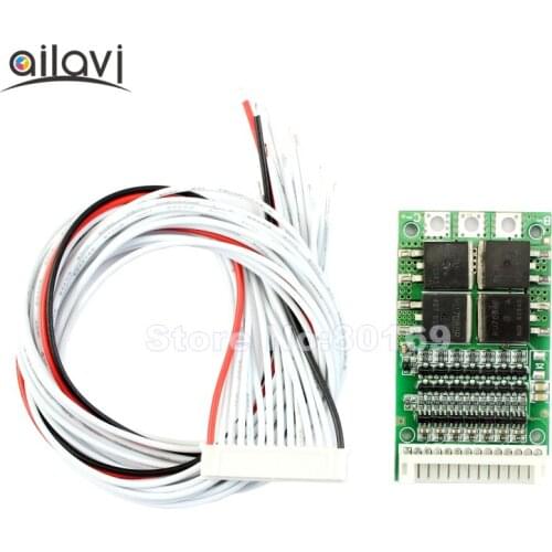 6S-13S 25A 24V36V48V Polymer Lithium Iron Phosphate Universal Battery Protection Board With Charging and Discharging Protecting
