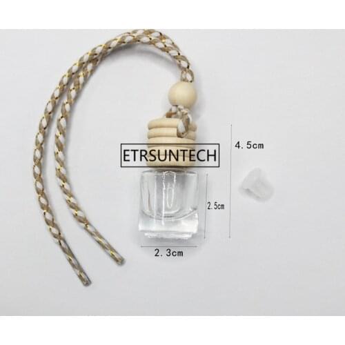 Car Perfume Bottle empty perfume glass bottle pendant auto home ornament F1892