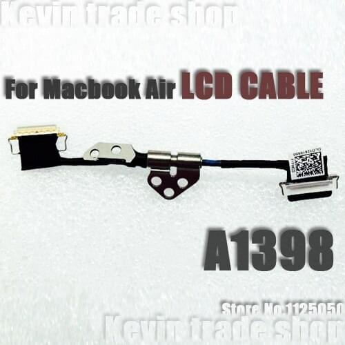 For Macbook Pro Retina 15.4" A1398 LCD LVD Cable + LCD hinge 2012-2013 MC975 MC976 ME293 ME294 EMC2674