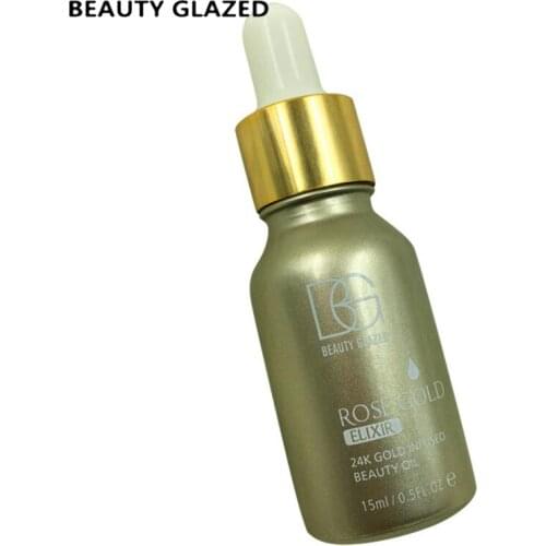 NEW 24k Rose Gold Elixir Radiating Moisturizer Face Care Essential Oil Makeup Primer Makeup Base Pro