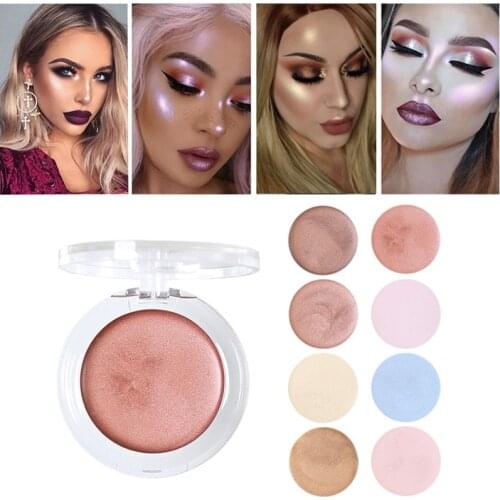 Highlighter Palette Makeup High Gloss Powder Base Foundation Makeup Face Contour Brighten Cosmetics Powder Glow Shimmer TSLM1