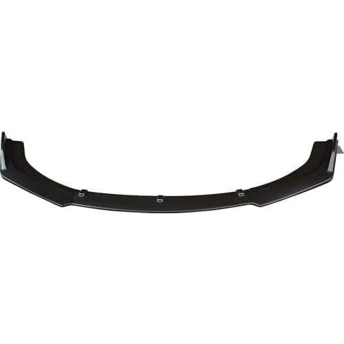 Front Bumper Lip Body Kit Spoiler For Infiniti Q50 2014-2017 3PCS Matte Black Lower Diffuser Guard Deflector Lips