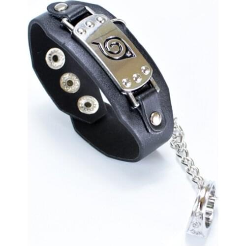 Anime Ninja Cosplay Leather Bracelet attack on Titan cartoon peripheral leather bracelet ring