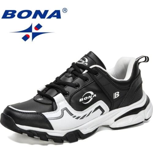 BONA 2021 New Designers Trendy Sneakers Men Spring Mixed Colors Casual Shoes Man Zapatillas Hombre Leisure Footwear Mansculino