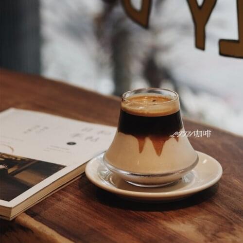 Cute Modern Glass Cup Creative Whiskey Drink Resistant Coffee Glass Cup Dessert Yogurt Verre Pour Boire Drinkware DE50BZ