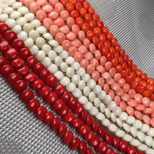 Natural Coral Beads Round Shape Loose Coral Beads for Making DIY Bracelet Necklace Jewellery Exquisite Gift Size 9mm
