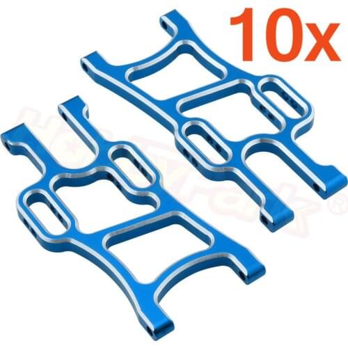 Wholesale 10Pair/Lot HSP 108019 Aluminum Front Lower Suspension Arm 08005 For Monster Truck 1/10 Upgrade Parts Fit Redcat Exceed