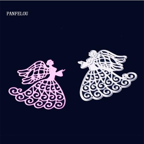 PANFELOU Metal craft The fairies paper die cutting dies for Scrapbooking/DIY Easter wedding cards Hand account