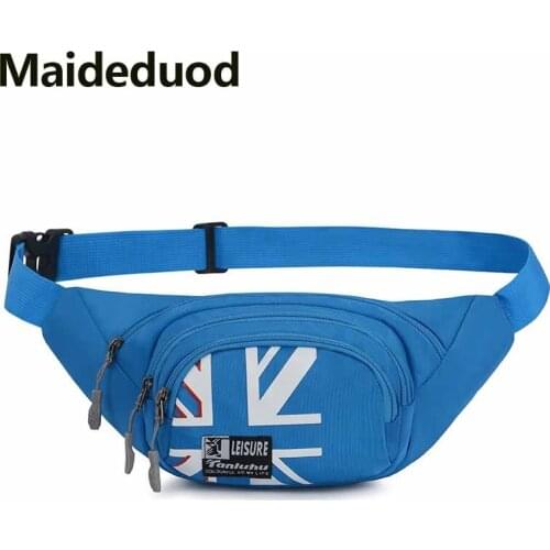 Maideduod Fanny Pack for Women Men Waist Bag Colorful Unisex Waist bag Belt Bag Zipper Pouch Packs Fashion sports waterproof