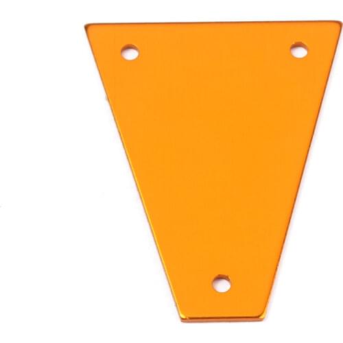 Blank Aluminum oxide gold Truss Rod Cover for Import Jackson Guitars