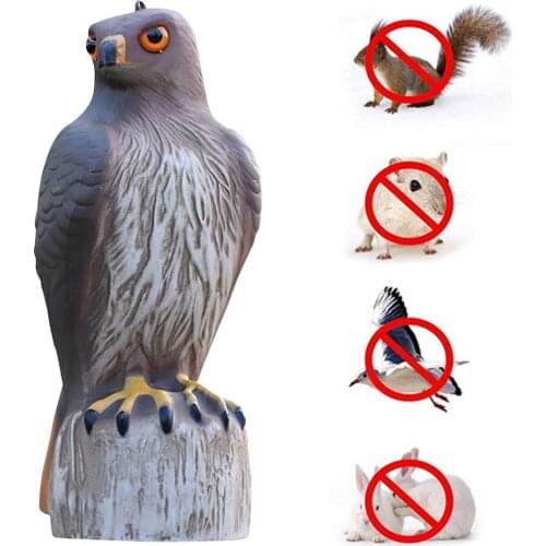 Realistic Owl Statue Figurine Owl Handicraft Garden Decor Bird Repelling Scaring Props Lawn Yard Owl Sculpture Window Ornament