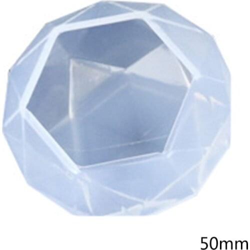 Crystal Epoxy Resin Mold Diamond Pendant Casting Mould DIY Crafts Making Tool