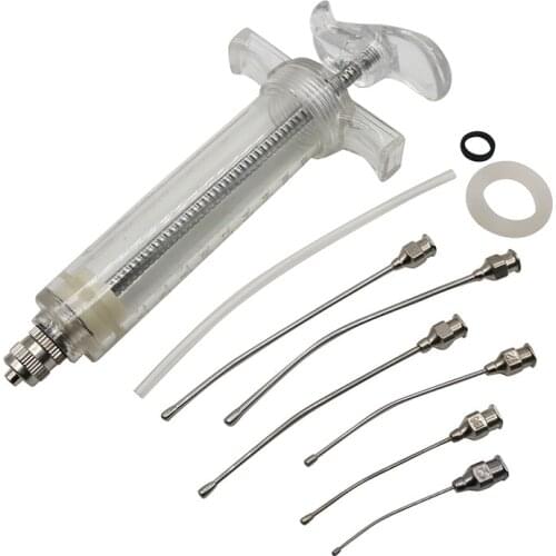 1 Set 100/50/30/20/10ml Parrot Feeding Syringe Parrots Bird Feeding Syringe Plus 6pcs Curved Gavage Tubes Liquid feeding Pet