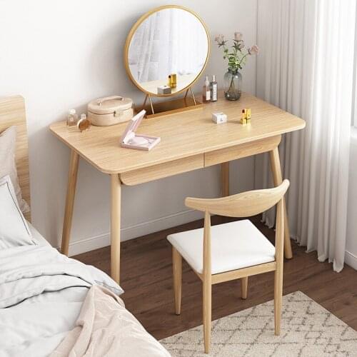 Nordic Bedroom Modern Minimalist Home Multi-functional Small Dressing Table Simple Makeup Desk In One Furniture Self-contained