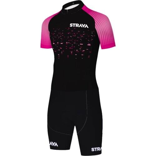 Strava One Piece Skinsuit Mallots Equipo Ropa Équipement Vélo Maillot Hombre Conjunto Roupa Ciclismo Masculino Cycling Jersey