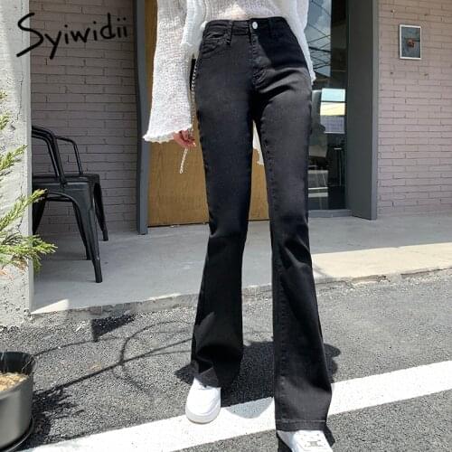 Syiwidii Women's Flared Jeans