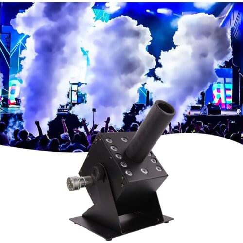 Free Shipping 12x3w Led CO2 Jet Machine Cryo Jet Canon Stage Effect Fog Machine DMX For Stage