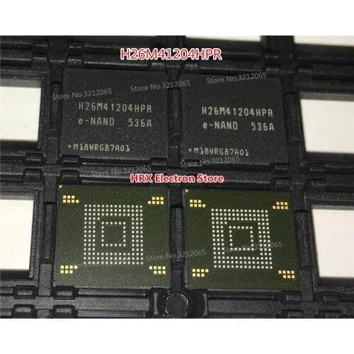 100% New Original H26M41204HPR eMMC ver 5.1 BGA-153 H26M41204 In Stock