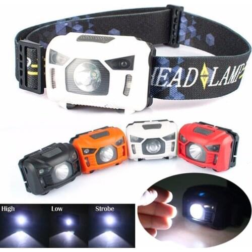 2019 New 3000Lumen LED Sensor Headlamp USB Rechargeable Camping Hiking Headlight