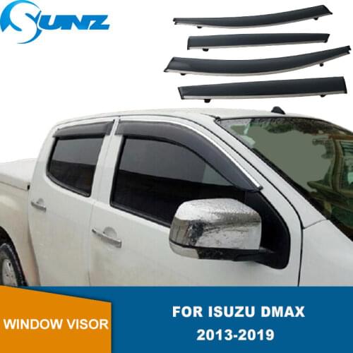 Side Window Deflectors For Isuzu Dmax D-max 2013 2014 2015 2016 2017 2018 Window Visor Weathershields Sun Rain Guards SUNZ