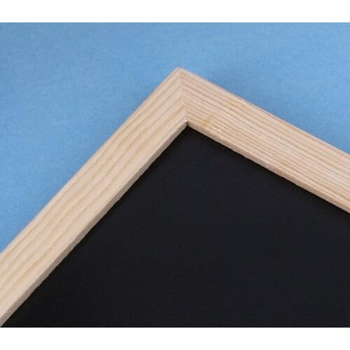 YYDS Wood Tabletop Chalkboard Double Sided Blackboard Message Board Children Kids Toy