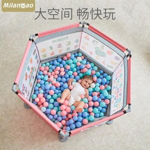 Baby Fence Children Gaming Fence Baby Drop-Resistant Fence Protective Grating Safety Rail With Baby Creeping Mat Home