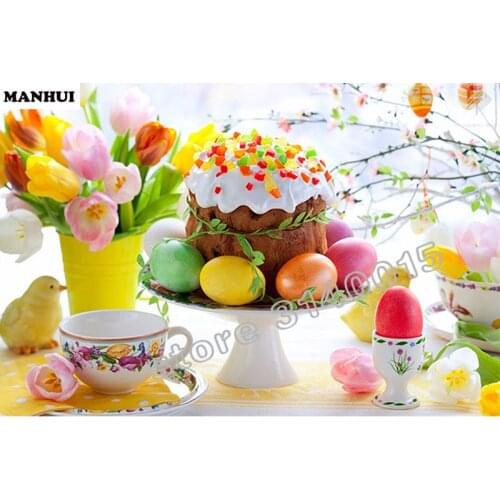 DIY Diamond Painting Spuare Rhinestone Pasting Decorative Paintings Diamond Embroidery Fruit cake Cross Stitch BAC069