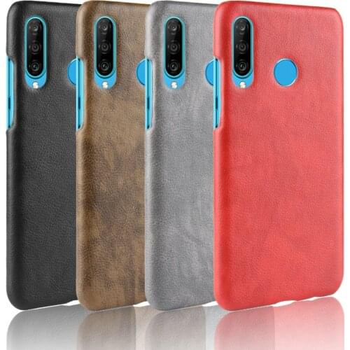 For Samsung Galaxy M30 SM-M305F/DS Case Retro PU Leather Litchi pattern Skin Hard Cover For Samsung Galaxy M30/A40S Phone Case