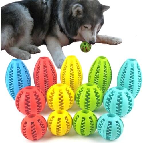 Pet Dog Toy Natural Rubber Dog Toy Ball Elastic Strong Small Medium And Large Dog Cat Molar Ball Bite Resistant Pet Supplies