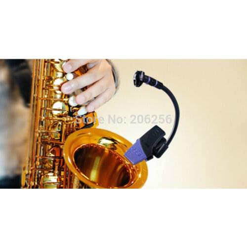 JTS CX-508 Condenser Winds Microphone For saxophone brass woodwind instruments Microphone clip on condenser microphone 3P XLR(M)