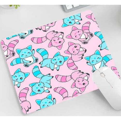 Cat Gamer Desk Mat Gamer Mouse Pad Anime Mausepad Cute Mousepad Diy Gaming Mouse Mat Computer Deskmat Kawaii Gaming Accessories