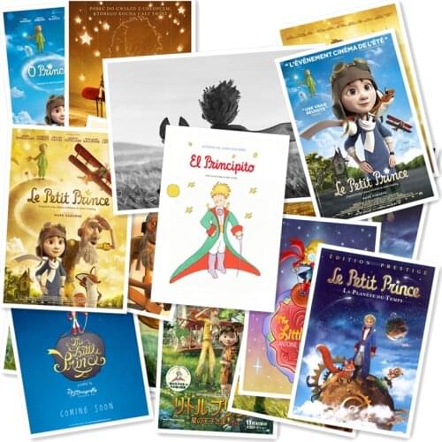 Le Petit Prince 20/pcs PVC Series Stickers Travel Suitcase Wall Pencil Box Bike Phone Sliding Plate Graffiti Styling