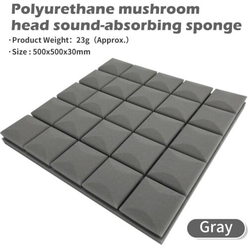 1PC Studio Acoustic Soundproof Foam 50x50x3cm Proofing Sound Absorption Treatment Panel Tile Wedge Protective Sponge