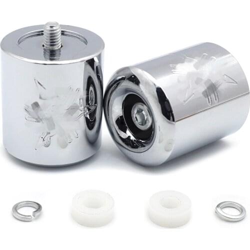 Afermarket Free shipping motorcycle parts Hand Bar Ends For Yamaha YZF R6 2006-2012 YZF R11998-2012 FJR-1300 2003-2010 Choromed