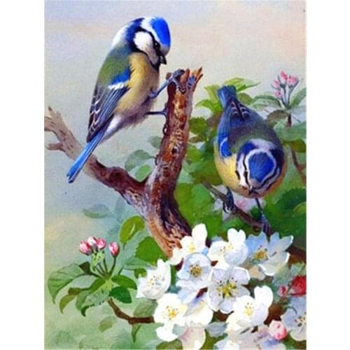 Animal Bird DIY Cross Stitch 11CT Embroidery Kits Needlework Craft Set Printed Canvas Cotton Thread Home Decoration Wholesale