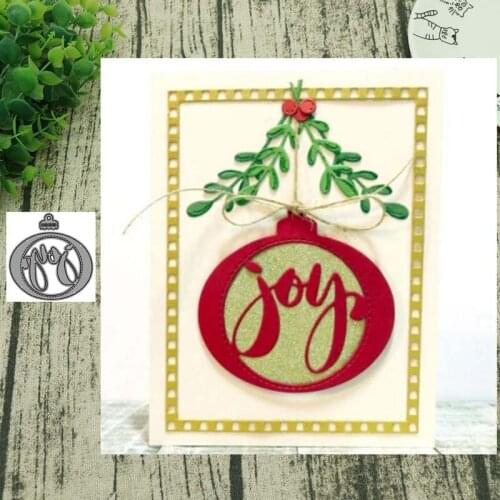 JOY ring METAL CUTTING DIES Stencil Scrapbooking Photo Album Card Paper Embossing Craft DIY