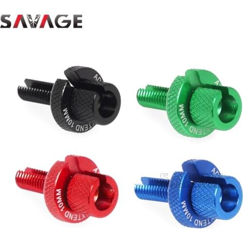 Clutch Cable Wire Adjuster For SUZUKI DRZ400 SM/S/E V-STROM 650 GSF 600 BANDIT GSR 750 GSX-S SFV SV GSX650F Motorcycle M8 Screws
