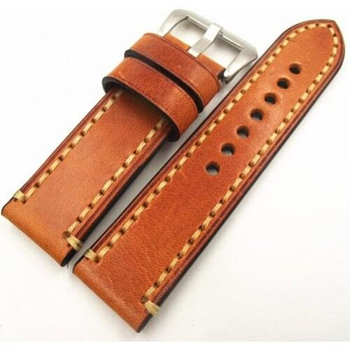 1PCS 20MM 22MM 24MM 26MM genuine leather Cow leather Watch band watch strap man watch straps -17122