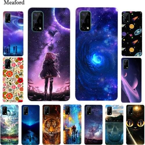Silicon Case For OPPO Realme 7 5G Case 6.5" Animal Space Soft TPU Back Cover For OPPO Realme 7 5G RMX2111 Case Funda Realme7 5G