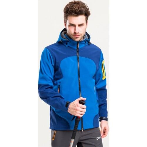Sweater Coat Softshell Outdoor Sport Quick Dry Polyester Waterproof Windbreaker Warm Sport Cycling Man Wear Hiking Jacket