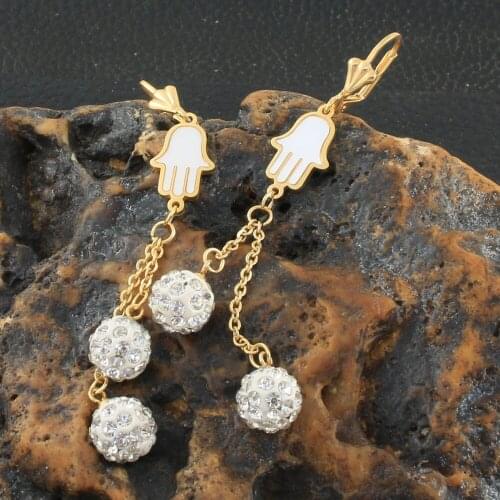 Simple Gold Color Earring Fashion Stainless Steel Jewelry Earrings For Women Joyas De Acero Inoxidable Para Mujer ERYZ036