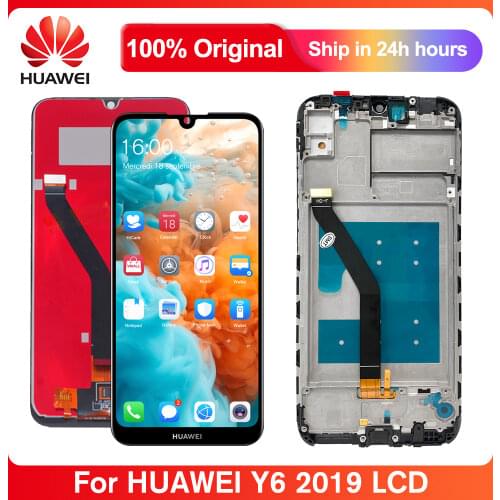 Original Screen For Huawei Y6 2019 LCD Display Touch Screen Digitizer Parts For Huawei Y6 2019 MRD-LX1F LX1 LX3 LX1N Lcd