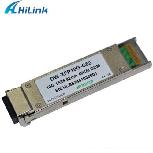 Free Shipping By DHL! 10GBASE-ER 10G CH17~CH61 (1563.86nm~1528.77nm) 40km ER DWDM XFP Transceiver With DOM Function