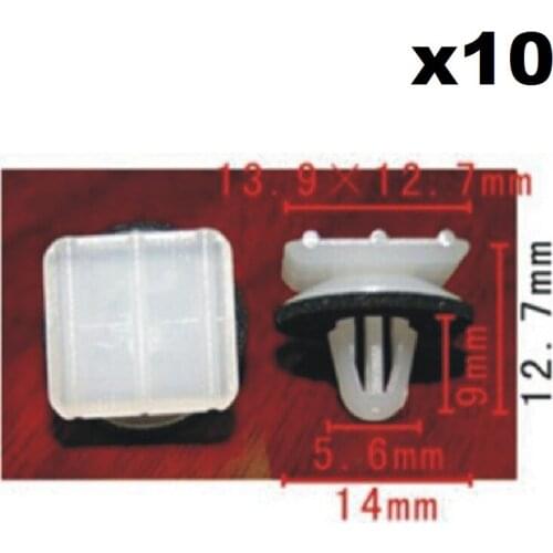 10x For Honda Nylon Retainer Clip B133