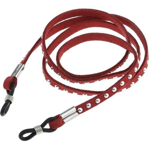 6pcs Velvet Eyeglass Chains Sunglasses Strap Necklace Holder Neck Cord Rope
